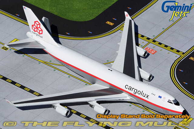 GeminiJets 1:400 747-400ERF Cargolux LX-NCL