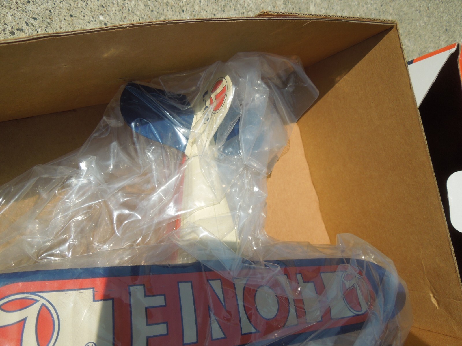 NOS LIONEL EASTWOOD AUTOMOBILLA DIE CAST BEECHCRAFT BIPLANE COIN BANK 337500
