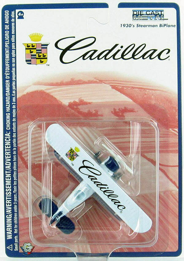 Diecast Cadillac Stearman Barnstormer Plane / Biplane – 4 Inches