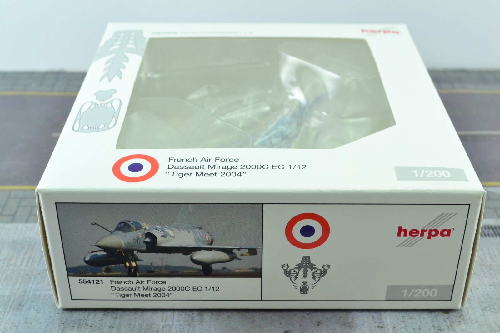 Herpa Wings 554121 Dassault Mirage 2000 C Fighter French Air Force 1:200 Scale
