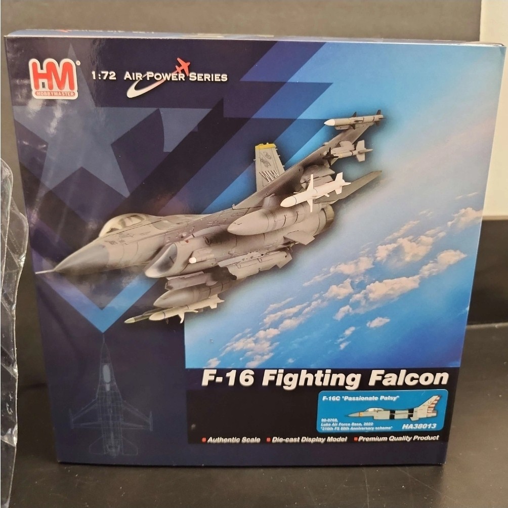 Hobby Master 1:72 Lockheed Martin F-16C Passionate Patsy Diecast w/ Stand