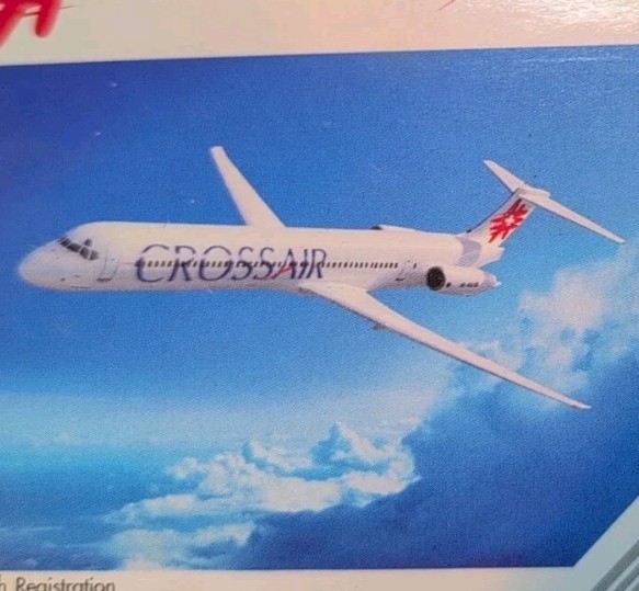 Herpa Wings Crossair Boeing McDonald Douglas MD-83 1:500 #507653 Old Store Stock
