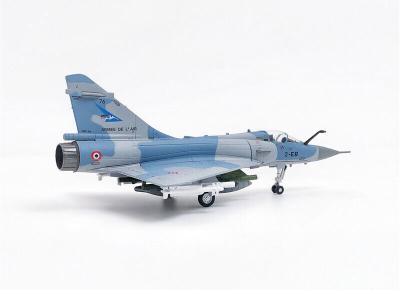 AMER 1/100 COM French Air Force Mirage 2000C Fighter Diecast Aircraft Jet Model