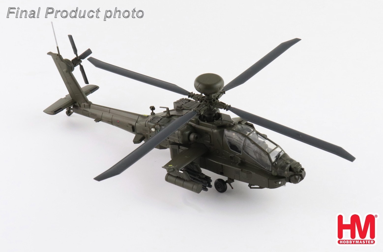 Hobby Master 1/72 AH-64E Apache Echo ZM714 British Army Middle Wallop HH1220