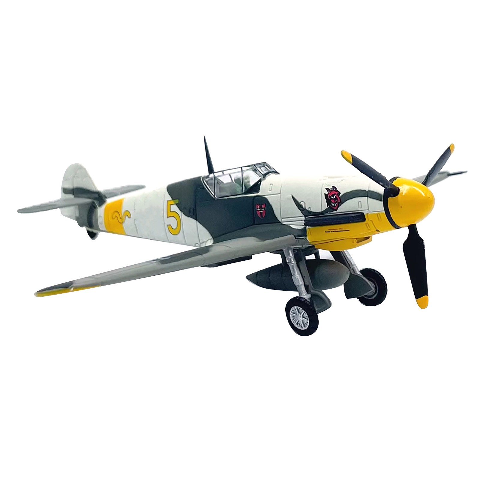 German Air Force Messerschmitt BF-109 Fighter Model 1:72 Scale Alloy 13cm