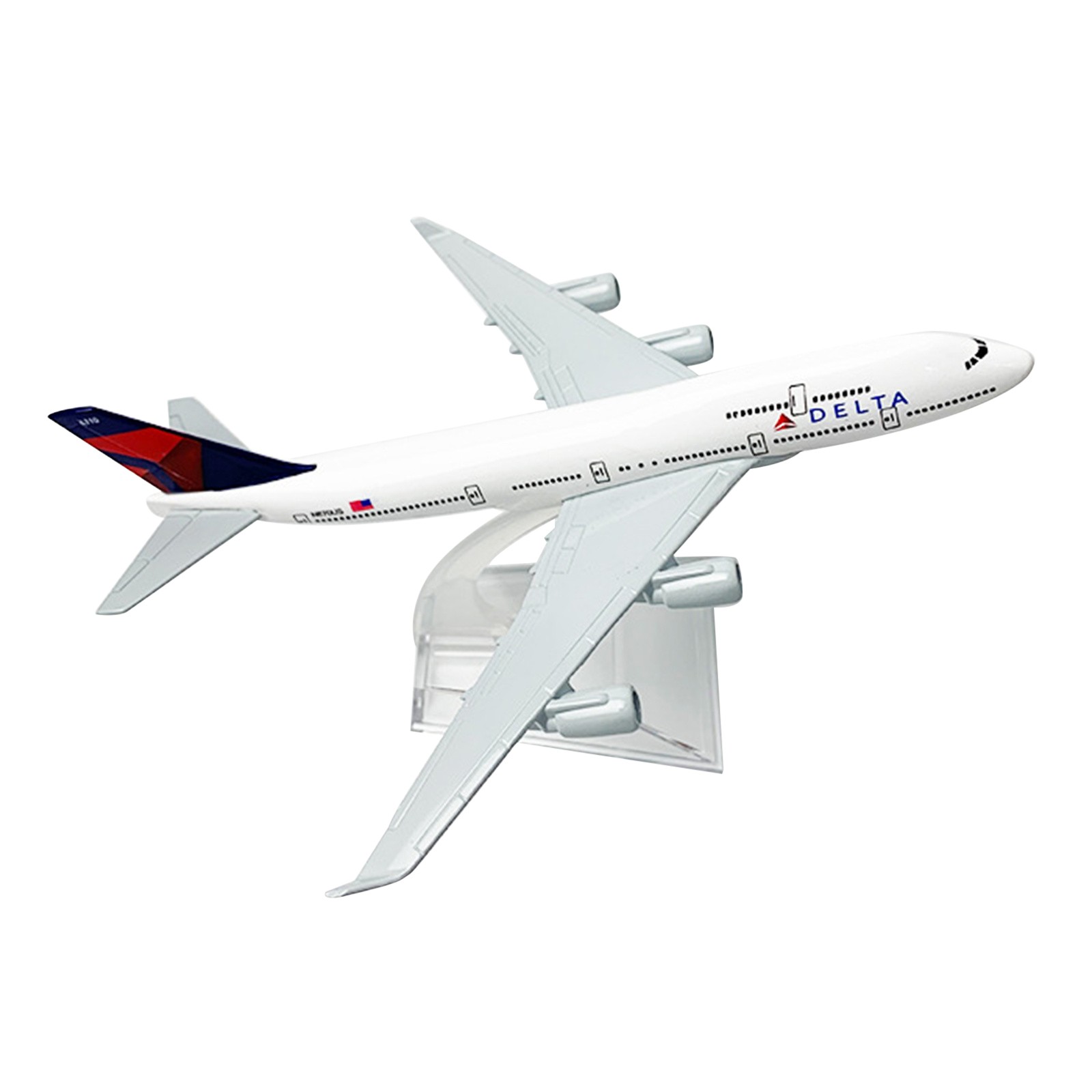 1/400 Scale 16cm Delta B747 Alloy Plane Model Diecast Model Plane Toy Gift