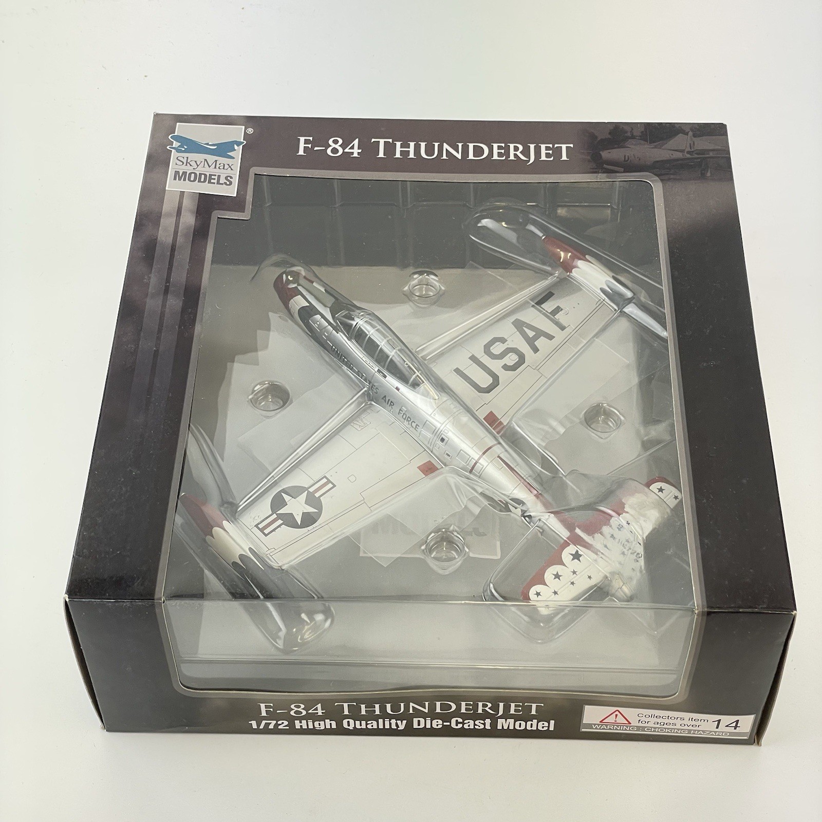 Boxed SkyMax Models 1:72 Scale SM6010 F-84 Thunderjet F-84G Thunderbird