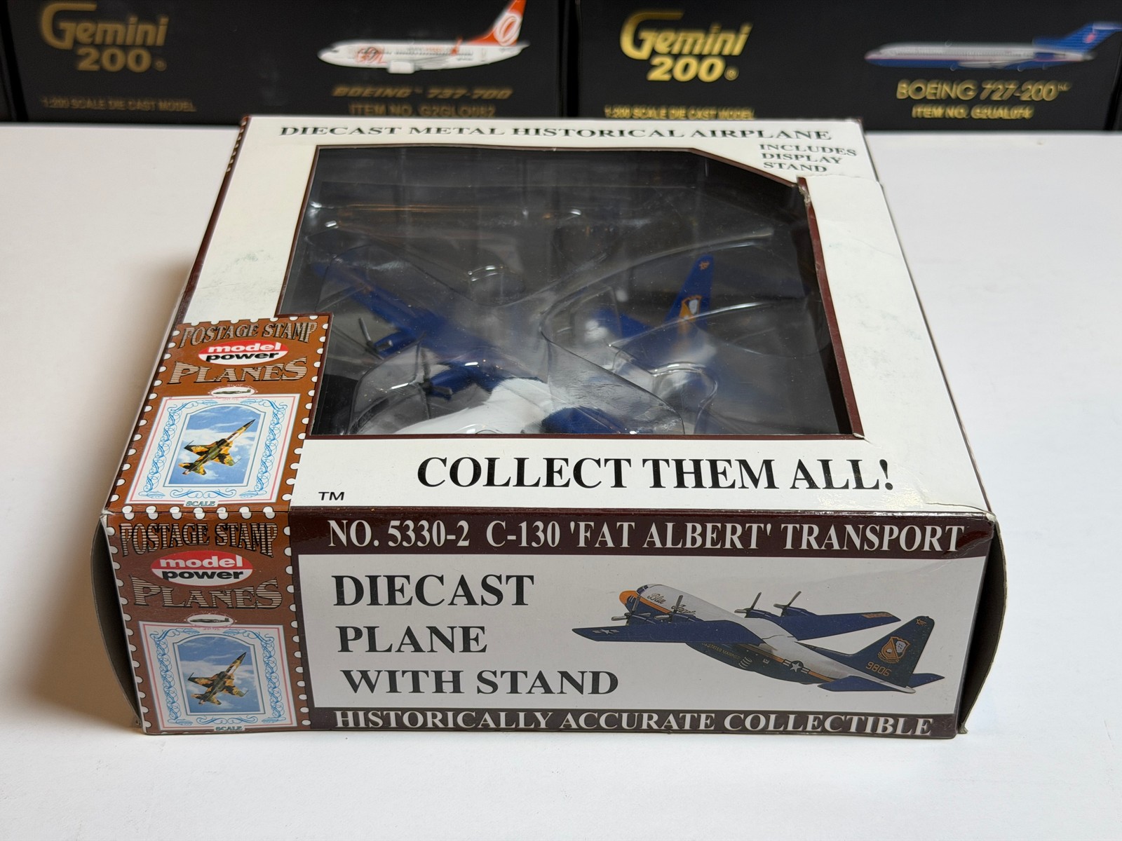Model Power US Navy Blue Angels Lockheed C-130 Hercules 1:200 Scale 9805