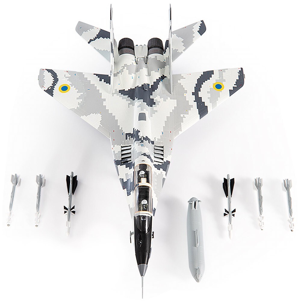 Mikoyan MiG-29UB Fulcrum B Ukraine Air Force 1:72 Scale Model JCW-72-MG29-015