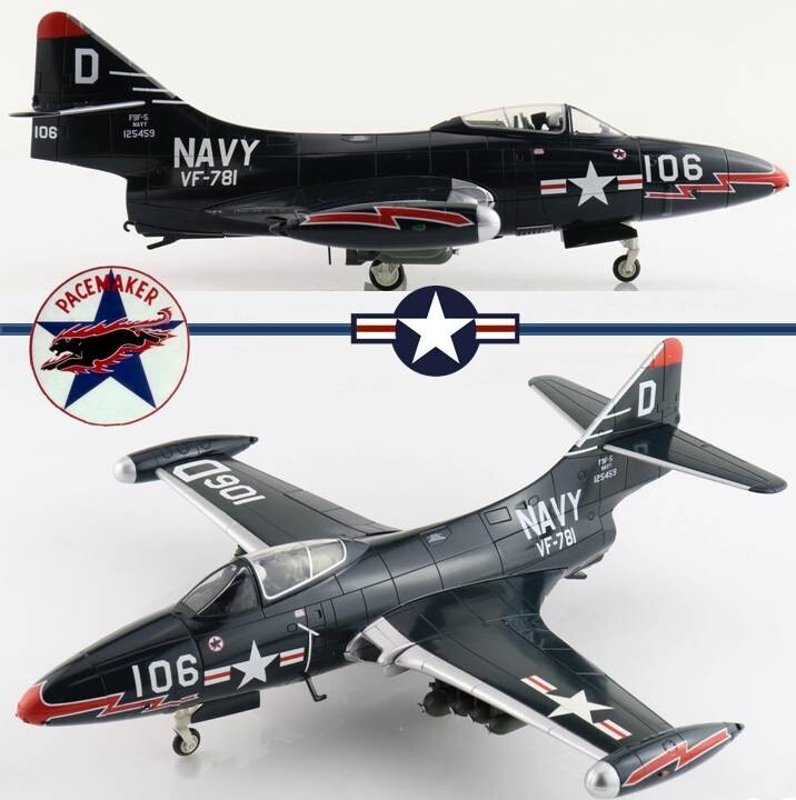 Hobby Master 1/48 HA7210B F9F-5 Panther, USN VF-781 Pacemakers, “MIG-15s Killer”