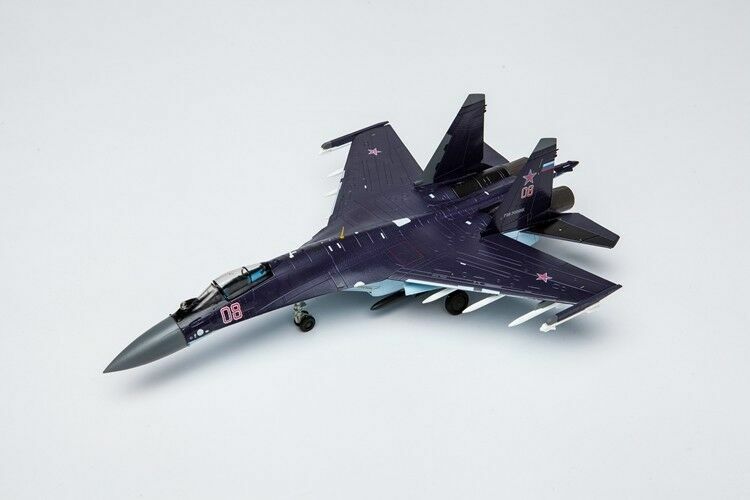 AF1 1/72 Russian SU-35 (Purple) Super Flanker Fighter Diecast Model