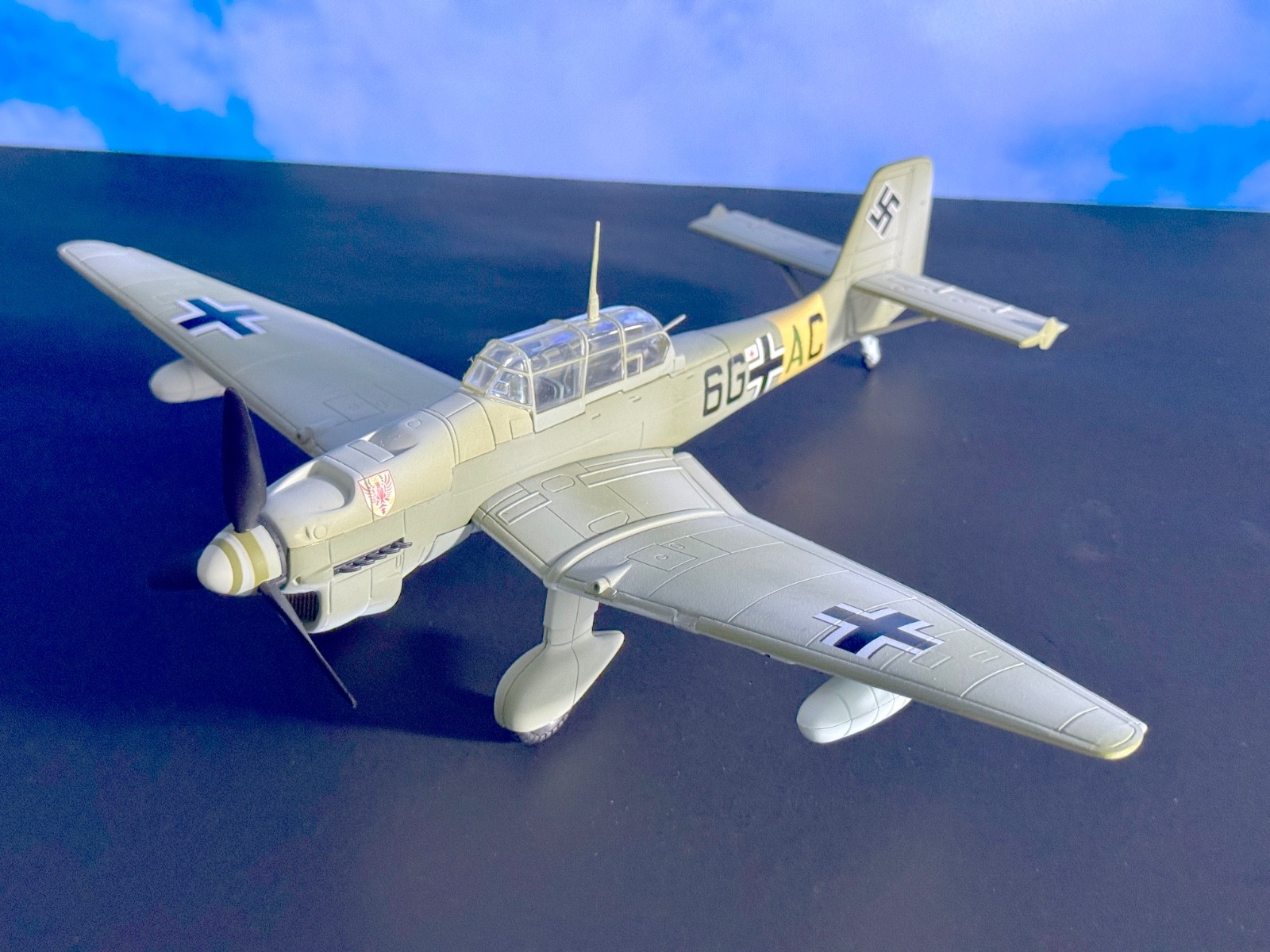 Franklin Mint Armour Luftwaffe JU87 Stuka “B” Dive Bomber 1/48 diecast #B11E376