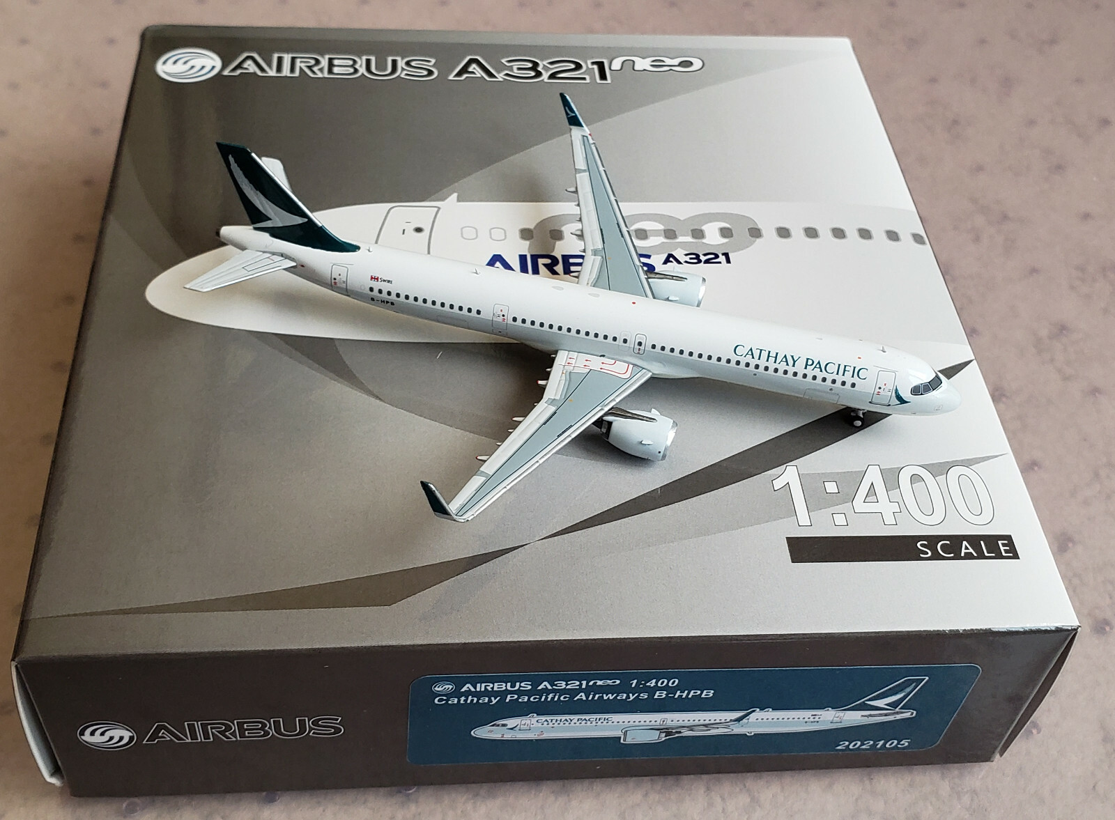 Panda Models A321 Neo Cathay Pacific B-HPB in 1:400