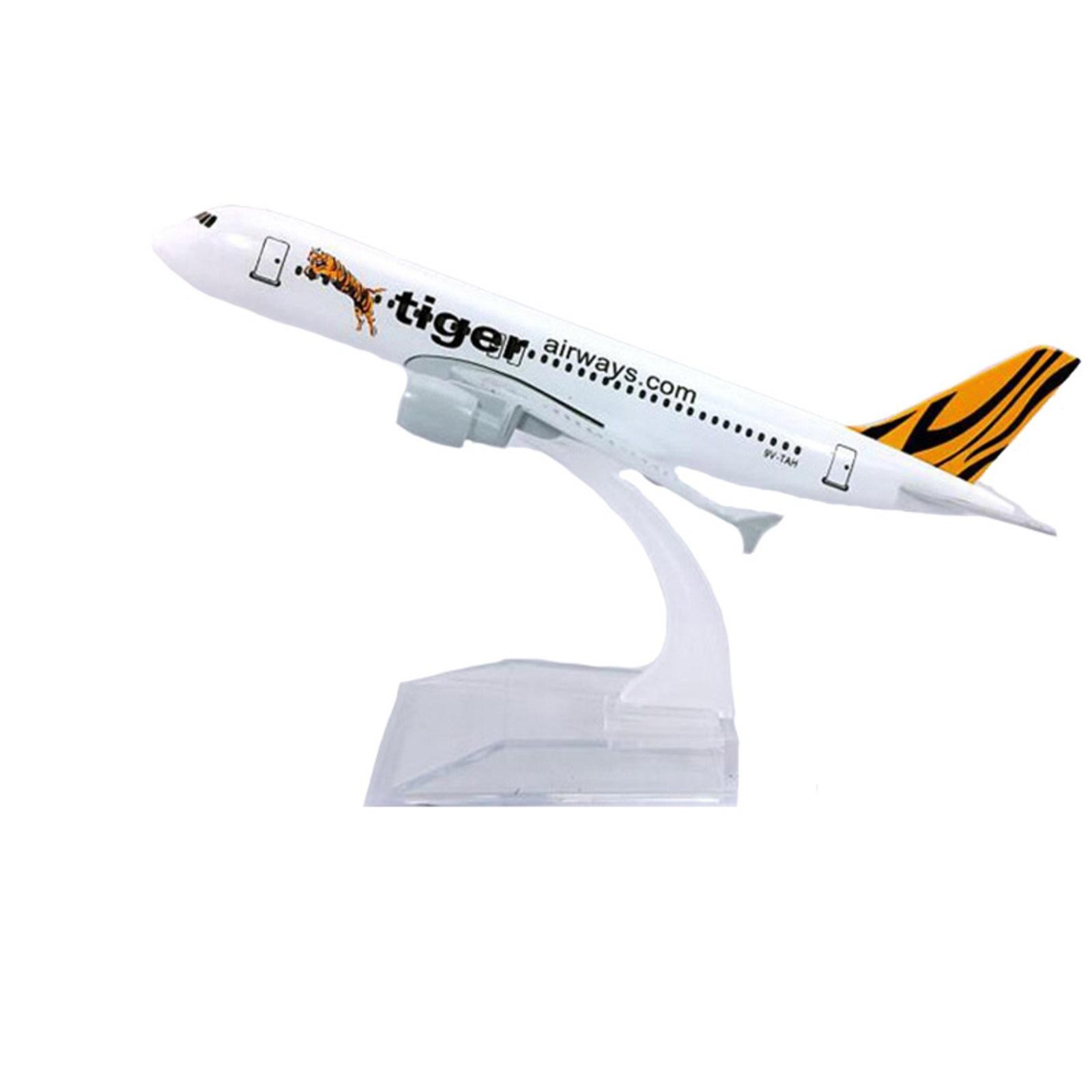 1/400 High Simulation Aircraft Singapore Tiger A320 Alloy Plane Model Airplane a