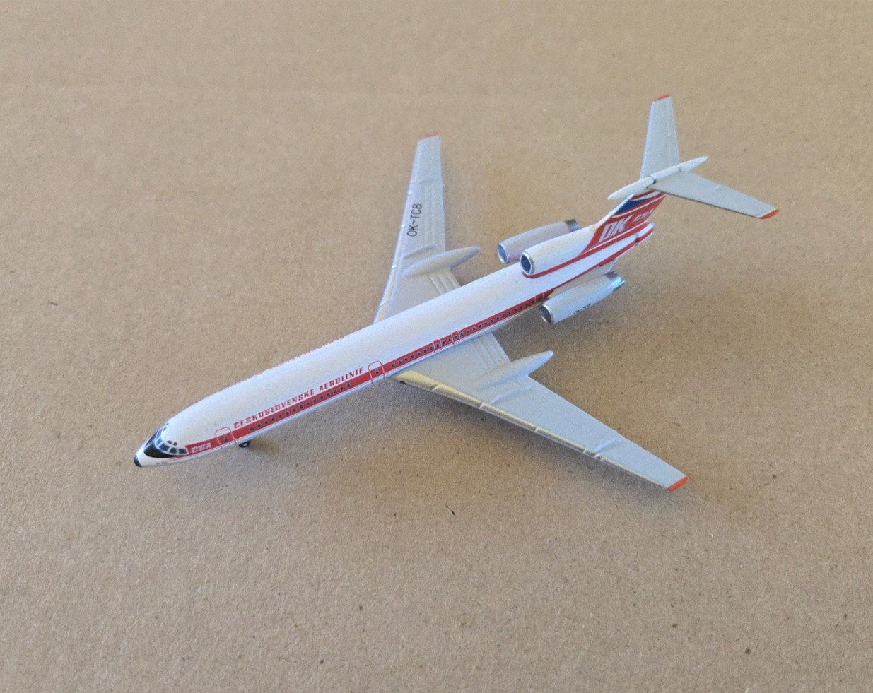 1:400 Tupolev Tu-154M CSA Czechoslovak Airlines / Czech OK-TCB AeroClassics
