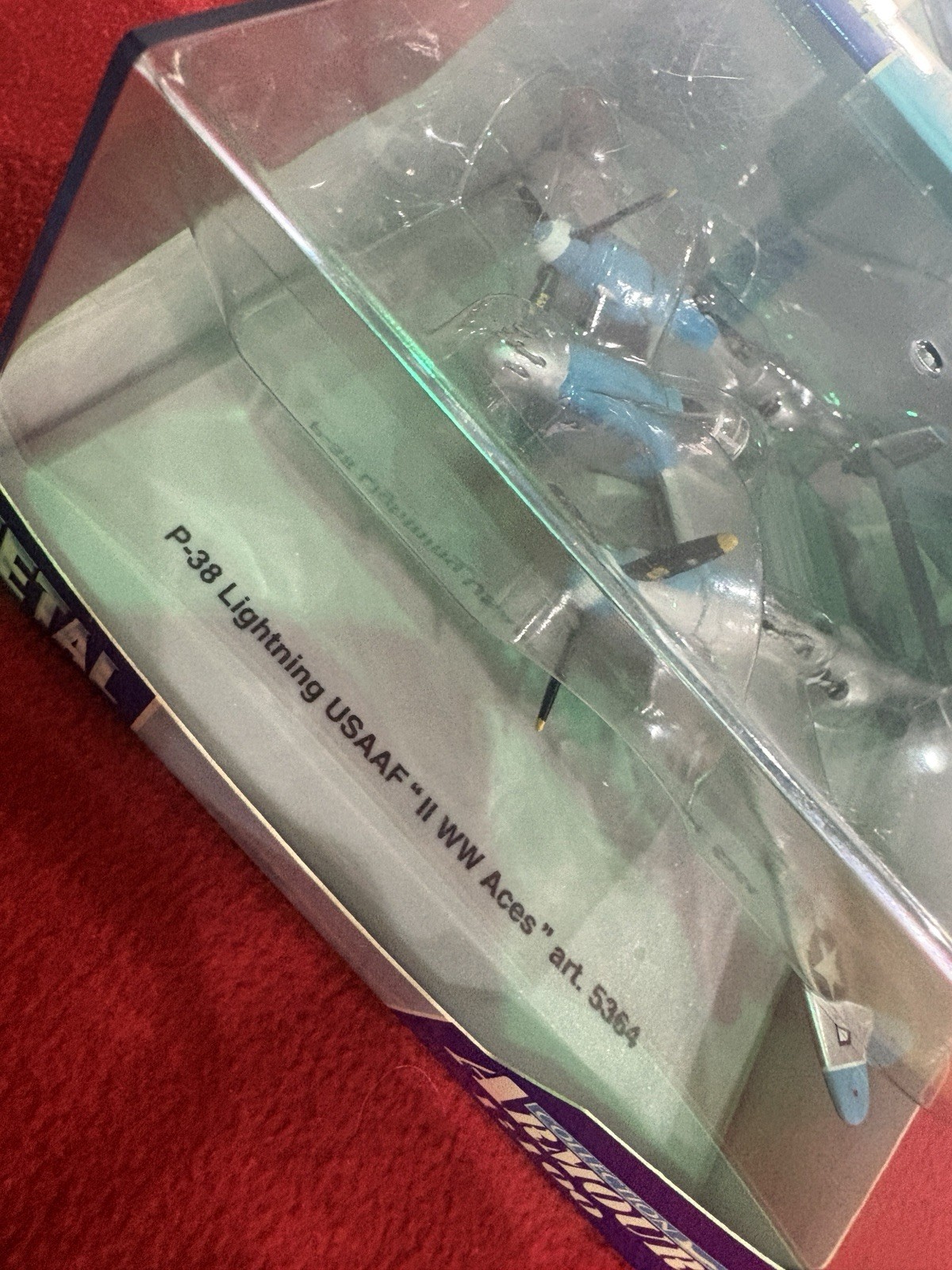 Metal Armour Collection 1:100 P-38 Lighting USAAF “II WW ACES” Art 5364