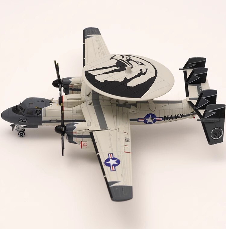 1/144 E-2C Early Warning Aircraft E2 Vaw-120 Alloy Finished Static Model