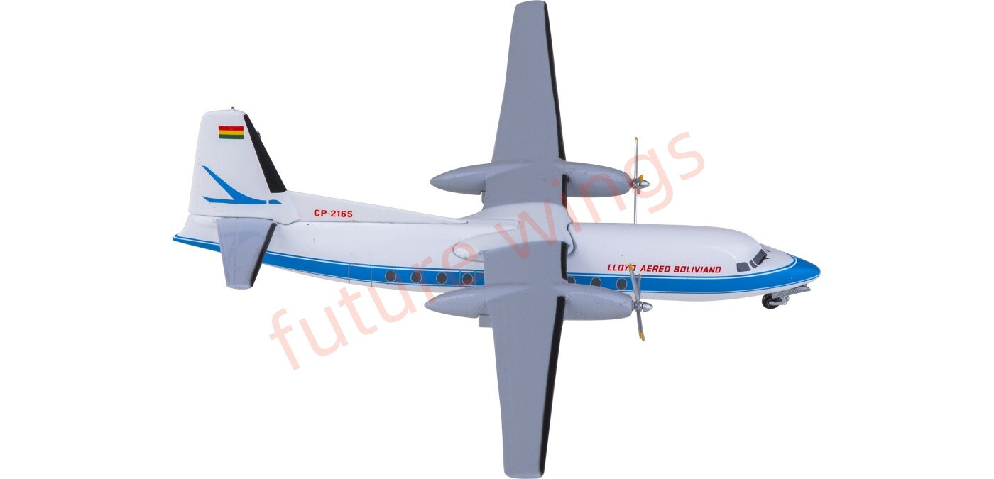 1:200 AeroClassics WM211240 LAB Bolivian Airlines Fokker F27 Friendship CP-2165