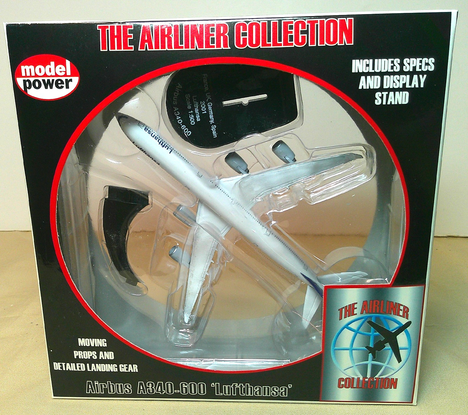 Model Power Postage Stamp Planes Airliners 5805 Airbus A340-600 ‘Lufthansa’