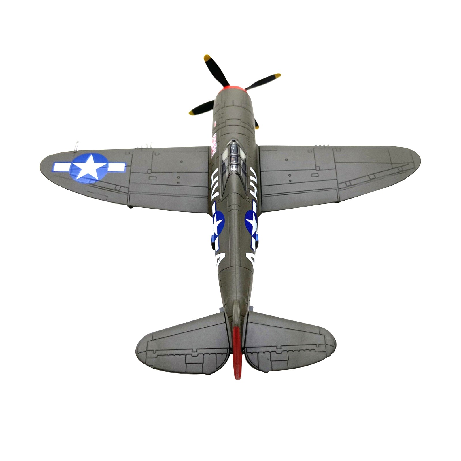 Republic P-47 1:72 Scale Model Aircraft WWII US Fighter USAAF Plane w/ Stand