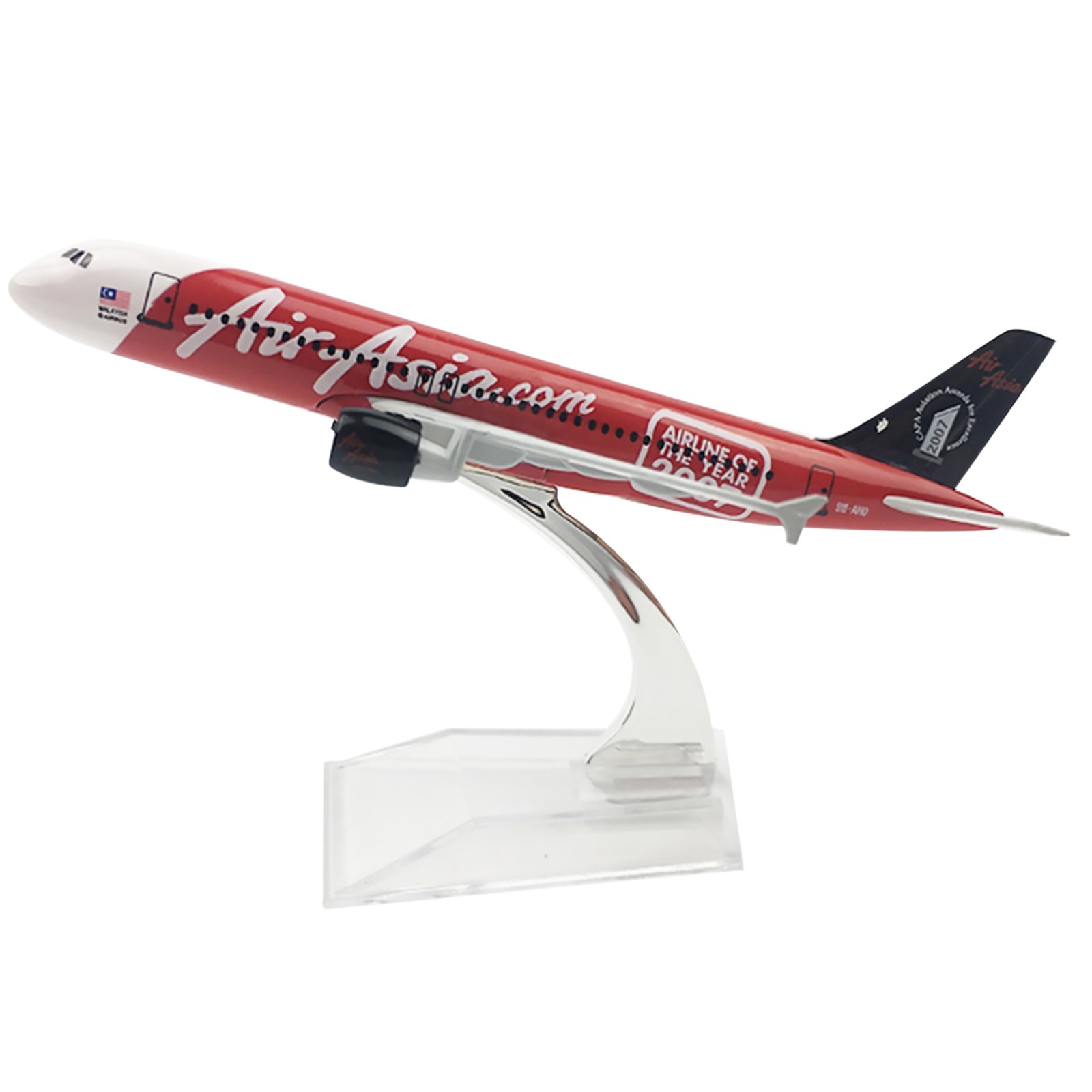 1/400 15cm Aircraft Asia 2007 A320 Alloy Plane Model Diecast Airplane Display