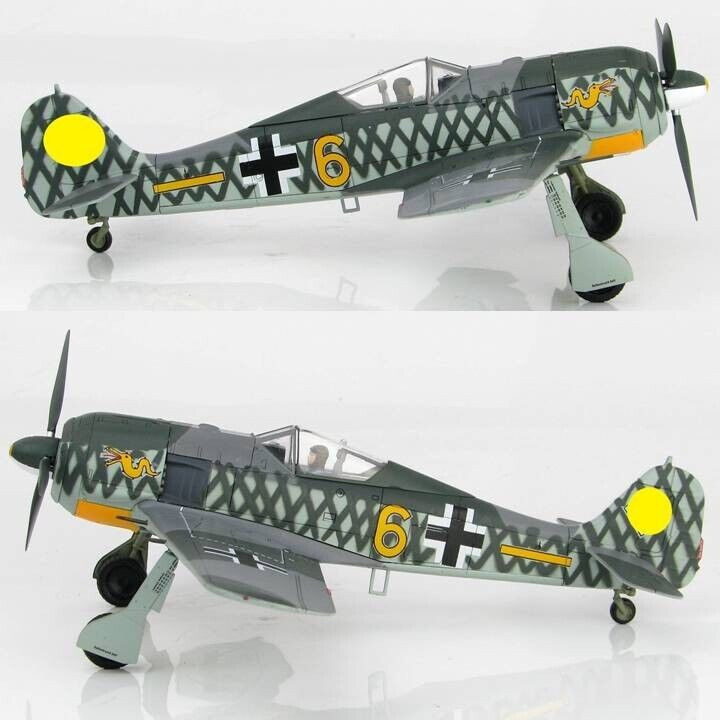 Hobby Master 1/72 HA7423 Focke-Wulf Fw 190A Luftwaffe W. Leonhardt, Yellow 6