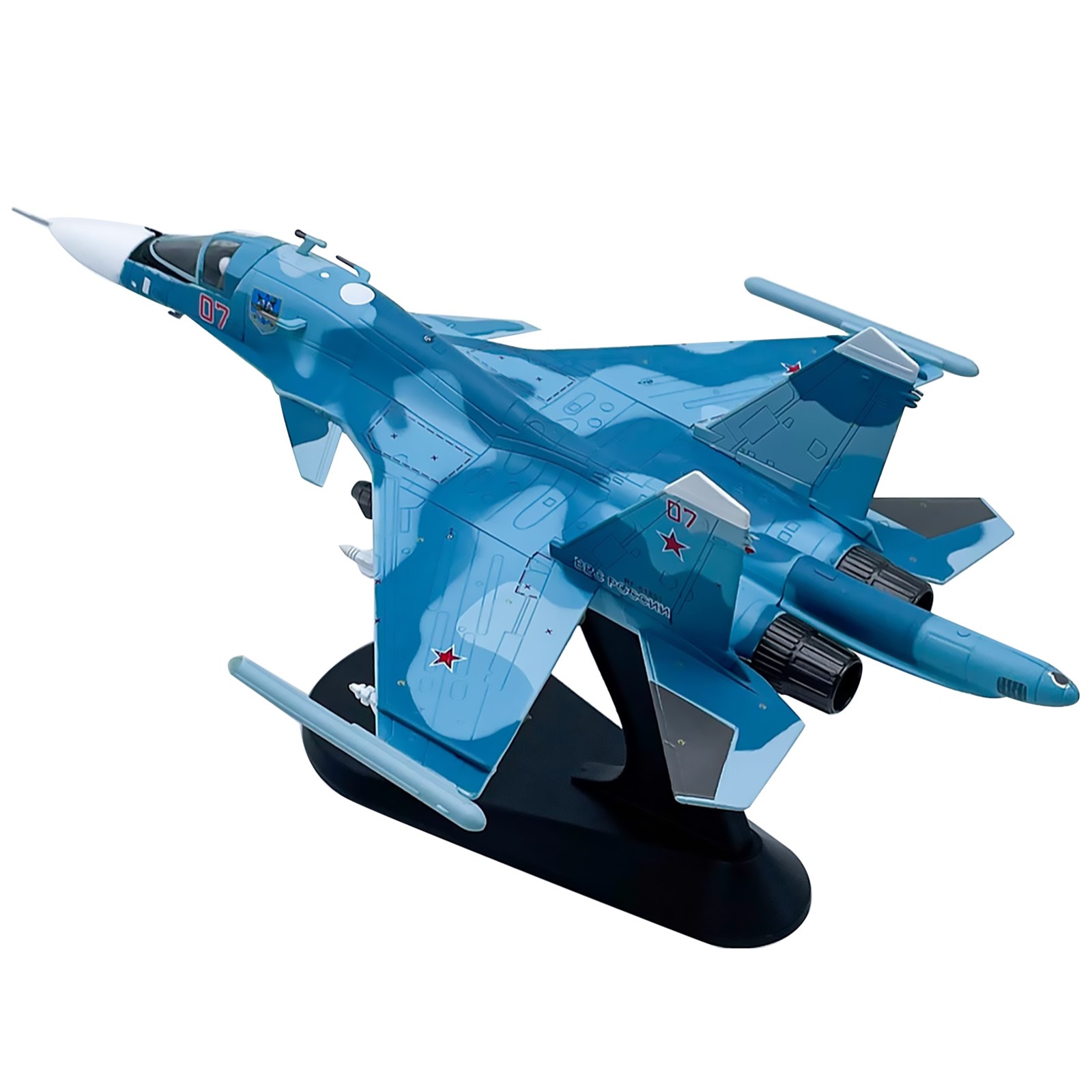 1:100 Russia Su34 Su-34 Fighter Alloy Aircraft Model Souvenir Static Display