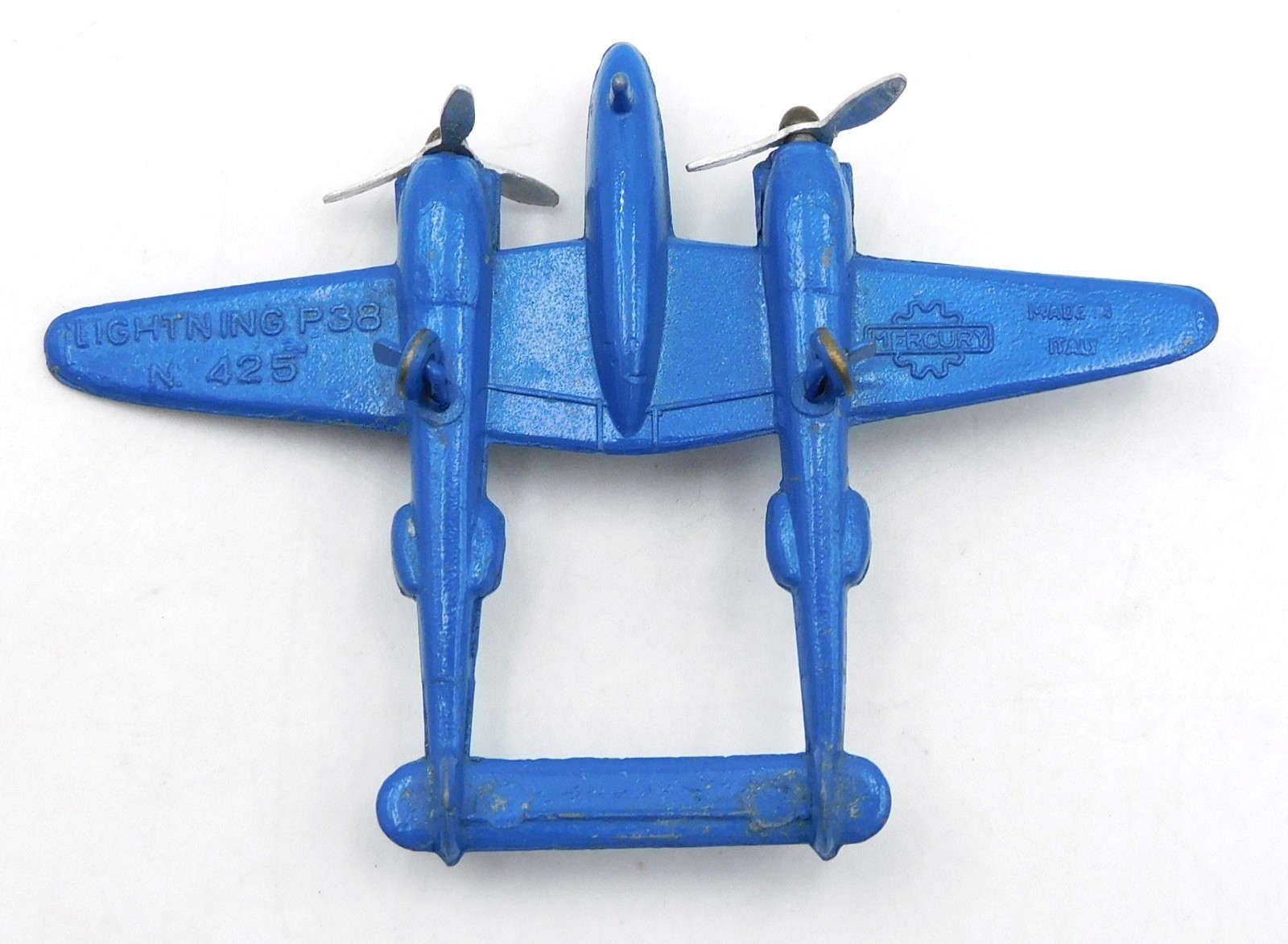 Mercury Lockheed P38 Lightning Diecast 80mm Ref 425 1950s Made In Italy