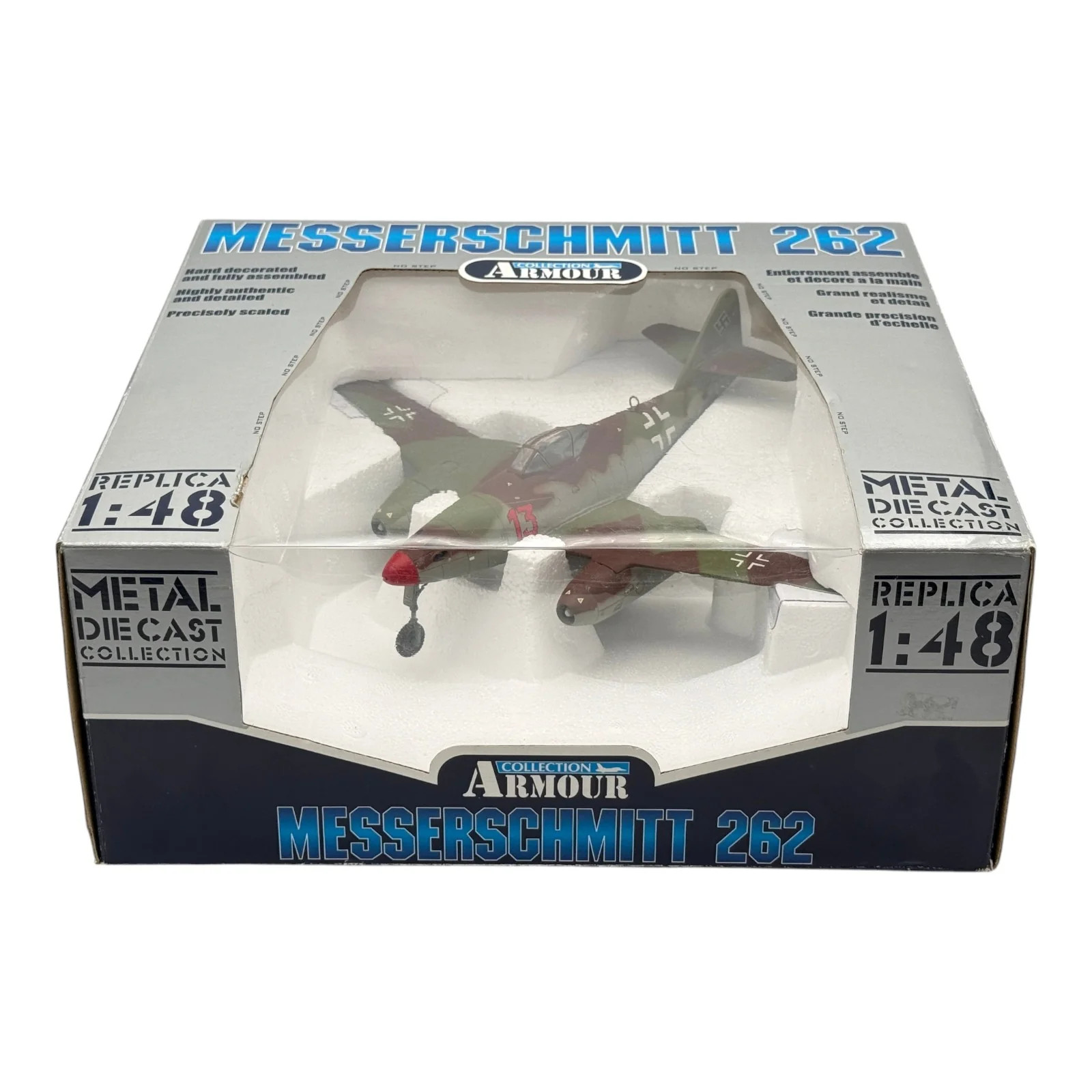 Franklin Mint Armour B11B299 1:48 Messerschmitt Me 262A Red 13 Heinz Bär