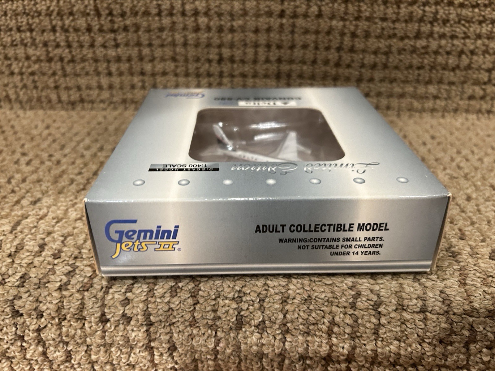 Gemini Jets II 1:400 Delta Convair CV-880 Ltd. Edition, N8801E, No. GJDAL504