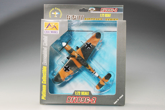 Easy Model 1/72 Germany BF109G-2 III. /JG53 “Pik As” 1943 Tunisia#37252
