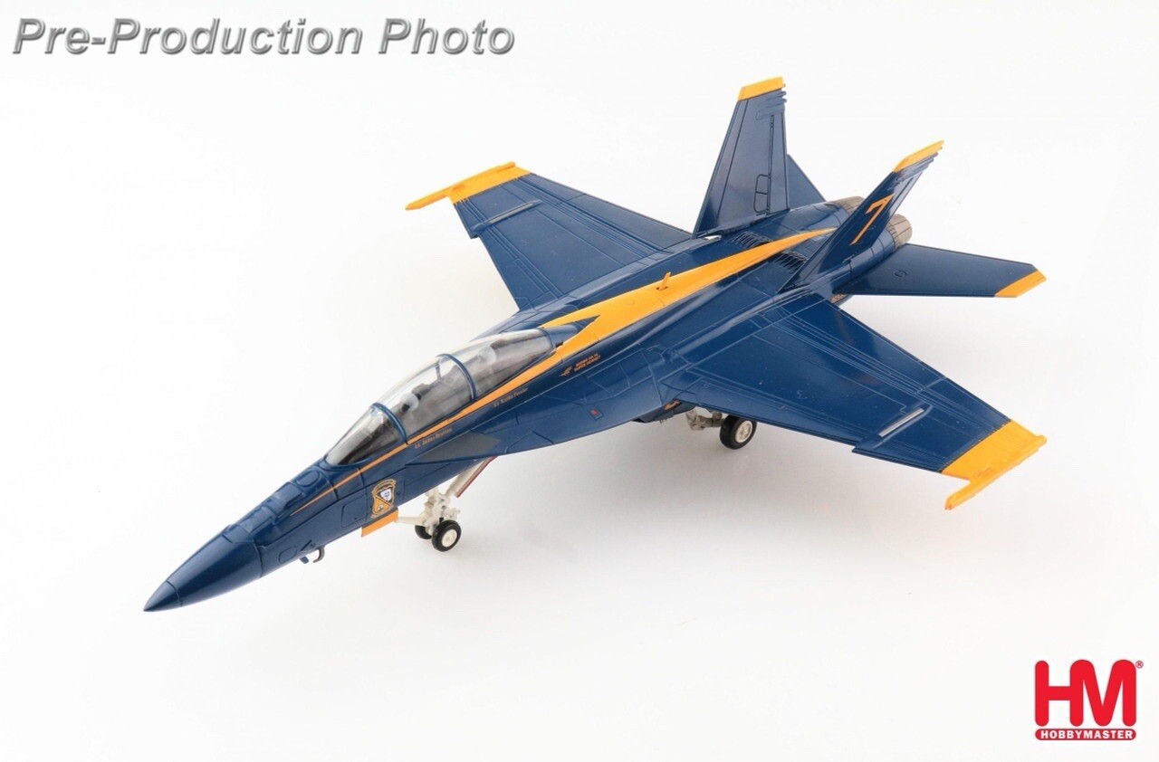 Hobby Master F/A-18F “Blue Angels” #7, US Navy 1:72 Scale HA5128 2021 Season