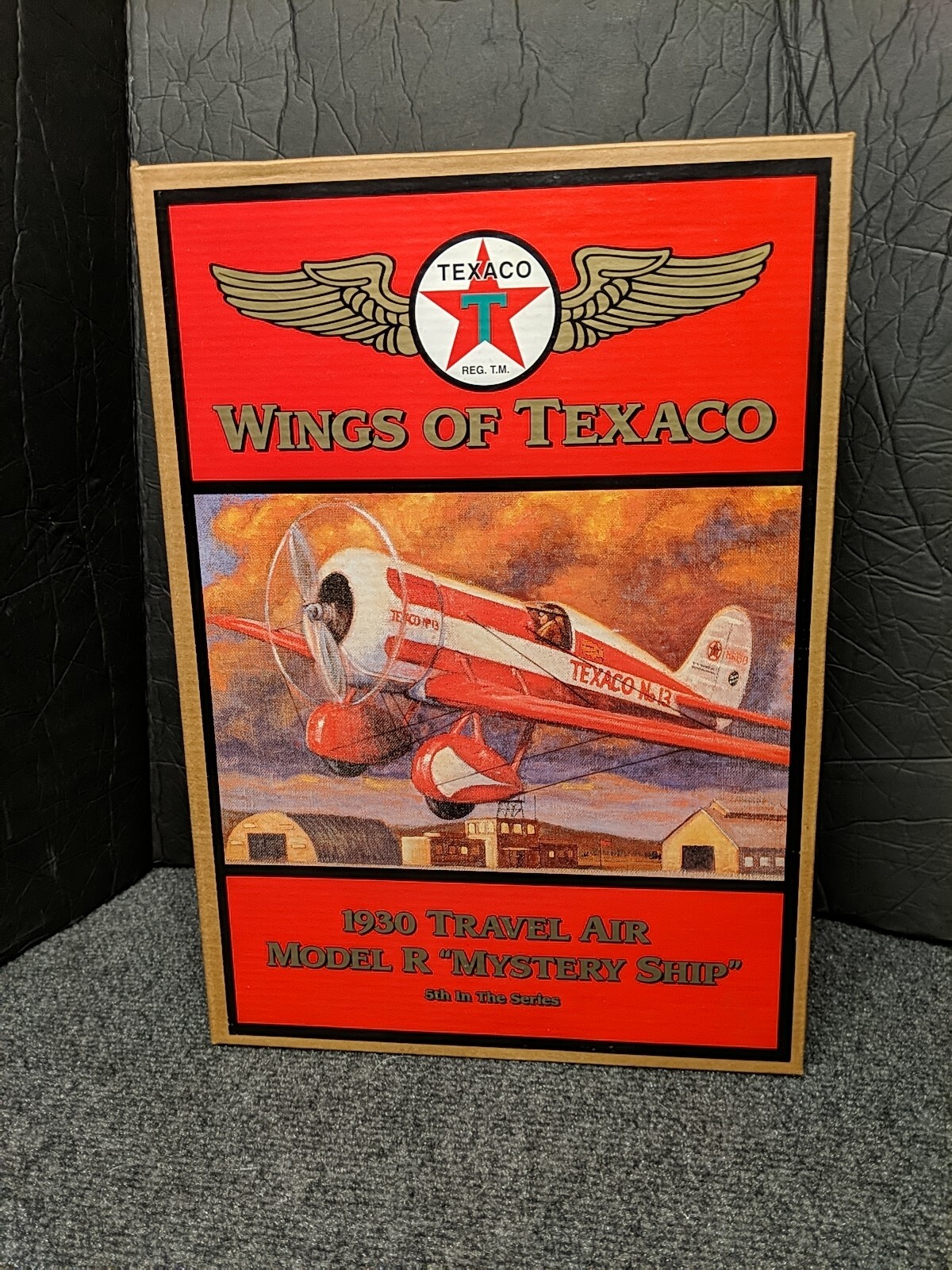 Wings of Texaco 1930 Travel Air Model R “Mystery Ship” plane 1997 ERTL NIB