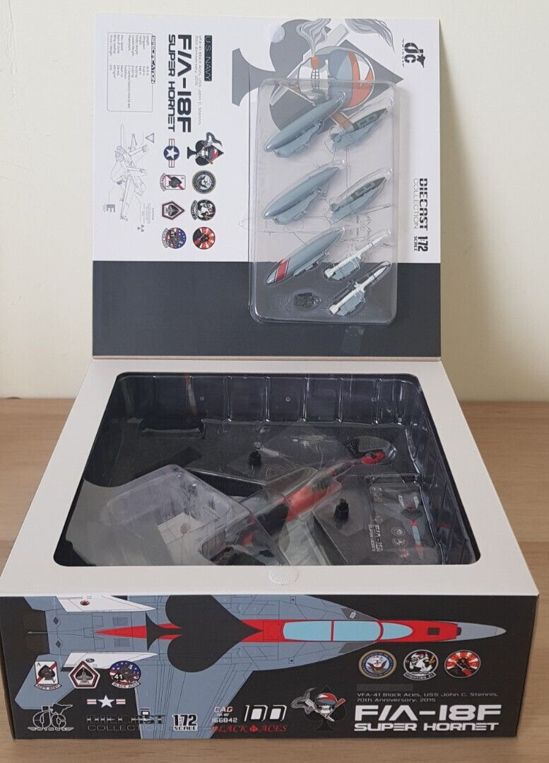 JC Wings 1/72 F/A-18F Super Hornet USN VFA-41 Black Aces JCW-72-F18-015