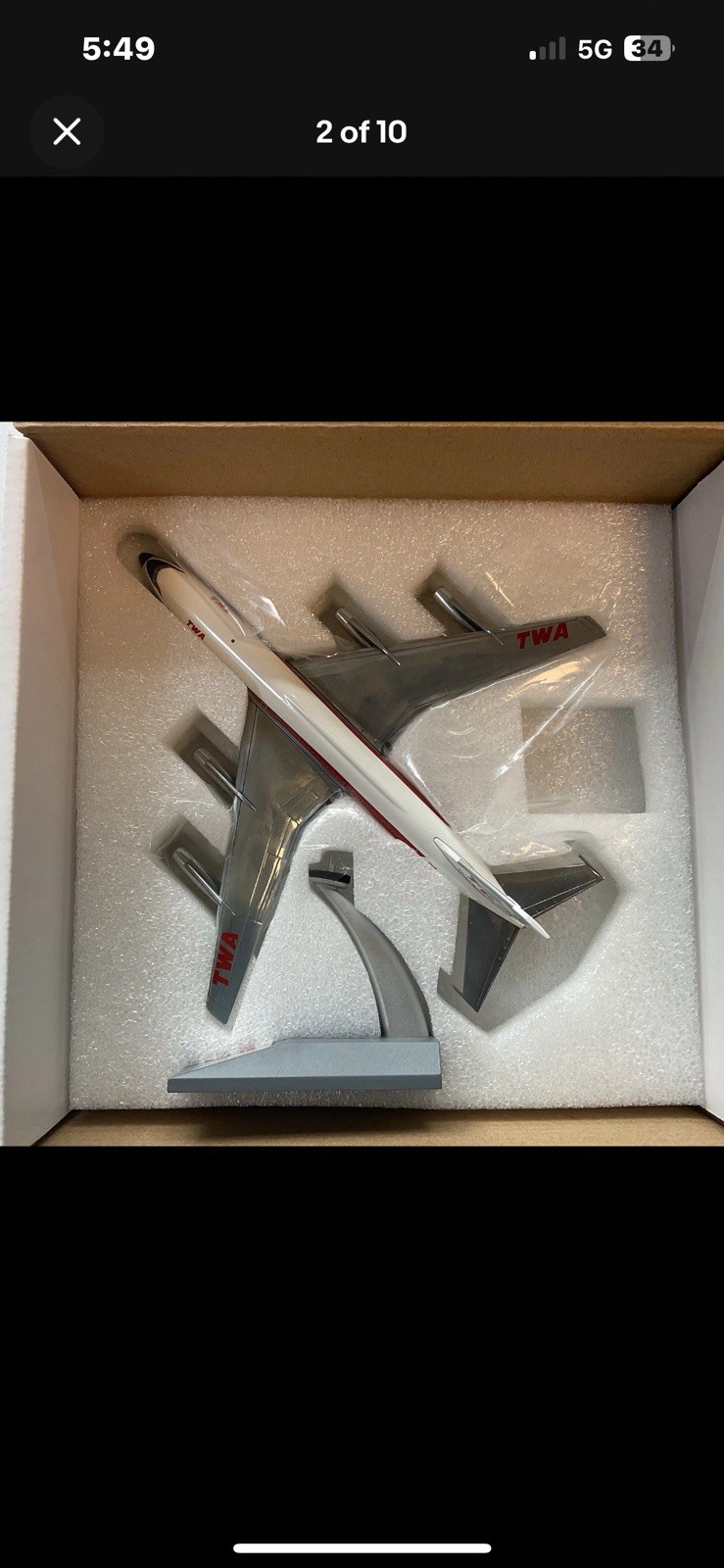 Inflight200 TWA Convair CV-880 N815TW 1:200 Diecast Model.