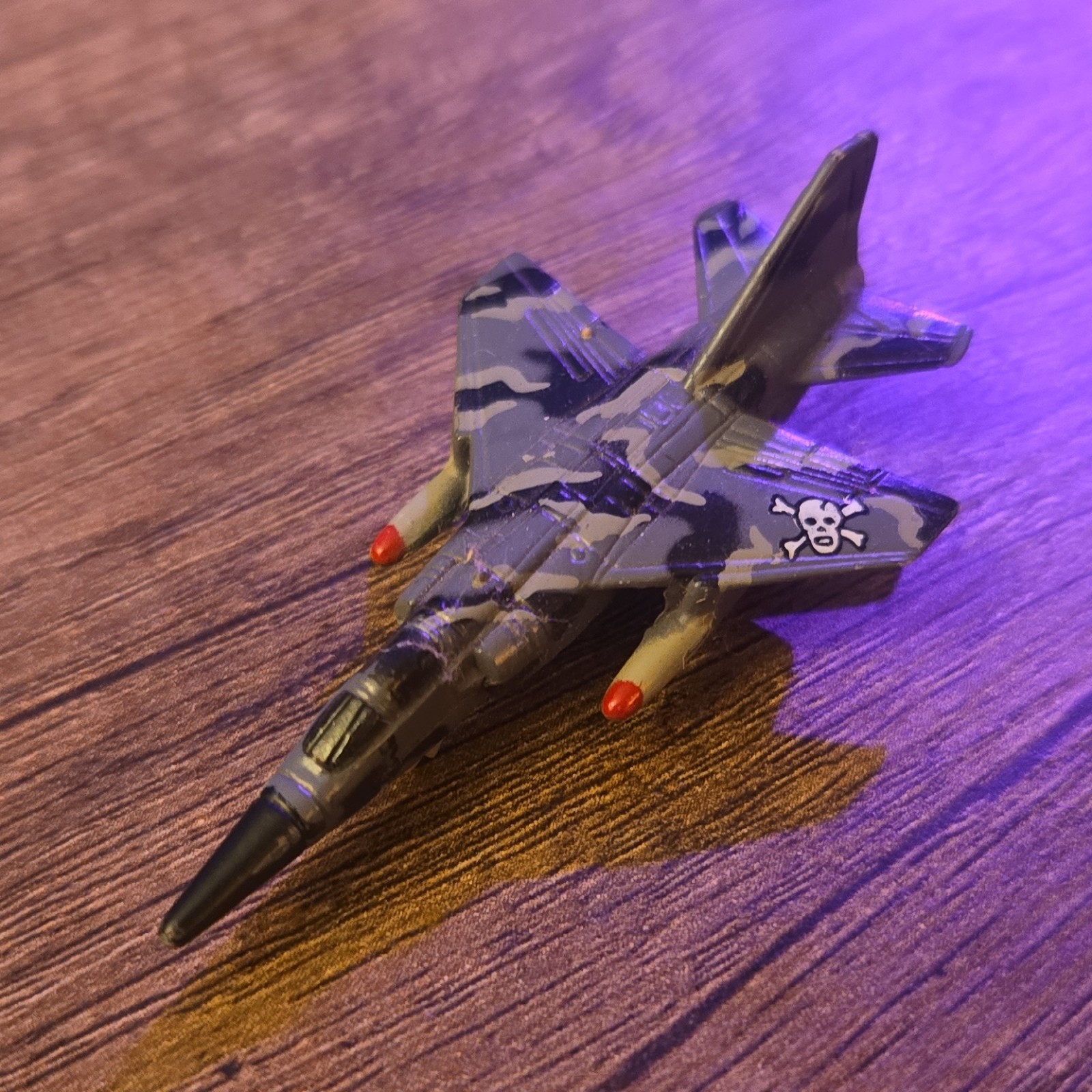 Vtg 1992 Micro Machines Galoob Military French Mirage F1 Fighter Jet Camo Plane