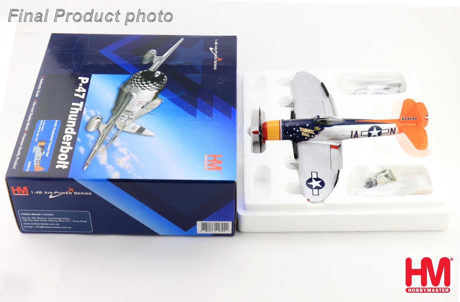 Hobby Master 1:48 P-47D Thunderbolt Tarheel Hal Lt Ike David 366 FS 358FG HA8414