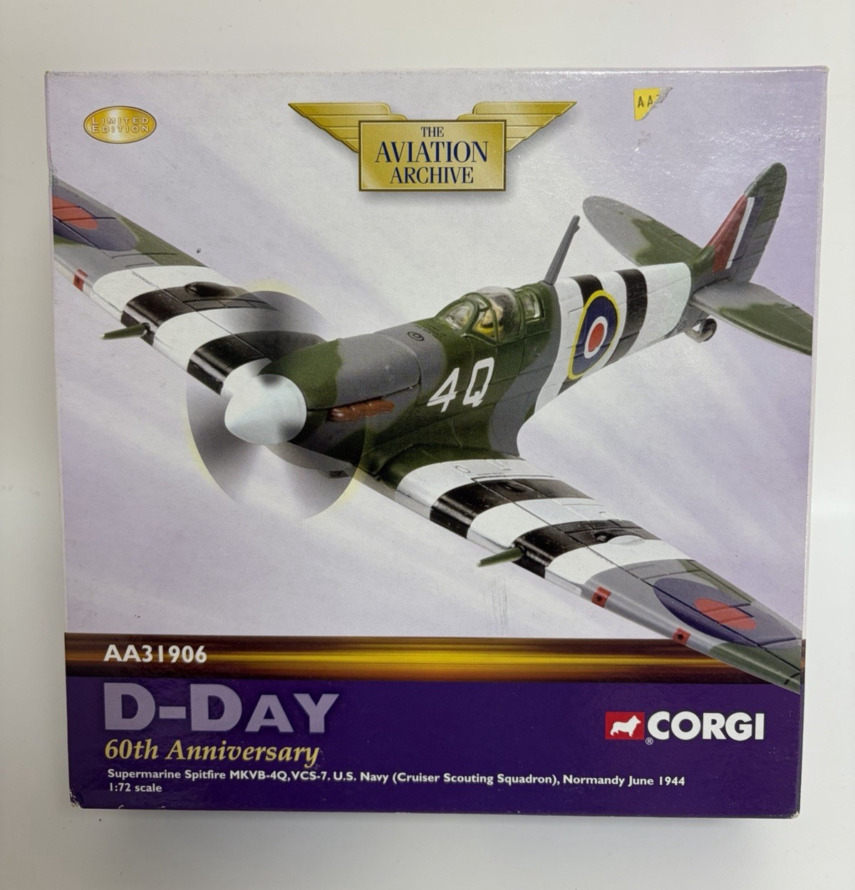 Corgi Aviation Archive 1:72 Supermarine MKVB-4Q VCS-7 US Navy Cruiser AA31906