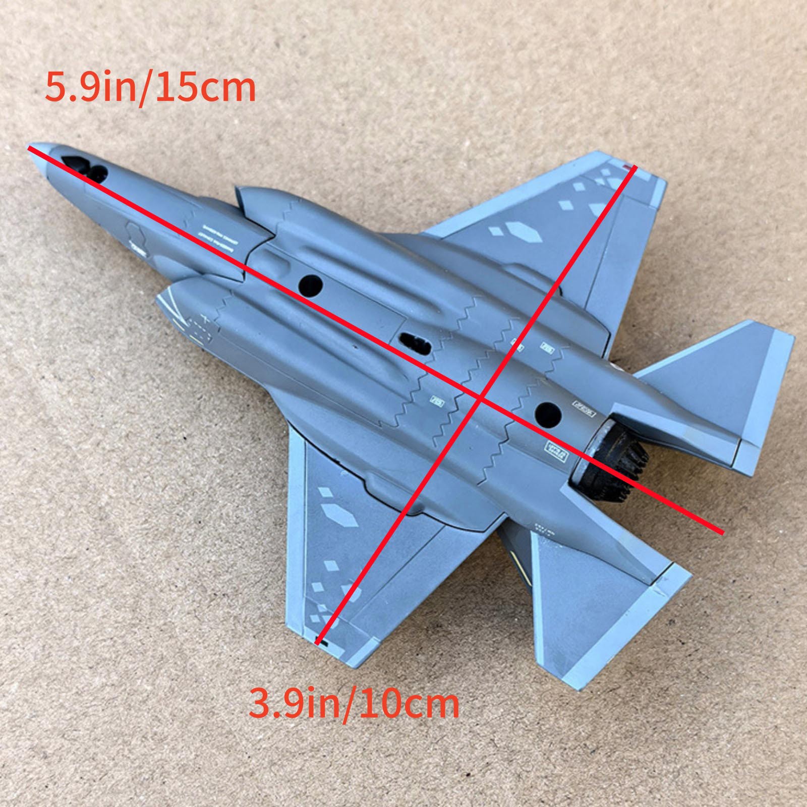 F-35B Jet Model 1:100 Scale United States Marine Corps Aircraft Replica Stand