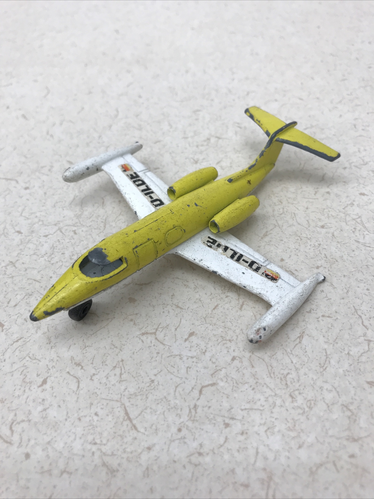 Vintage Matchbox SPI 1973 Lesney Learjet Airplane TOY
