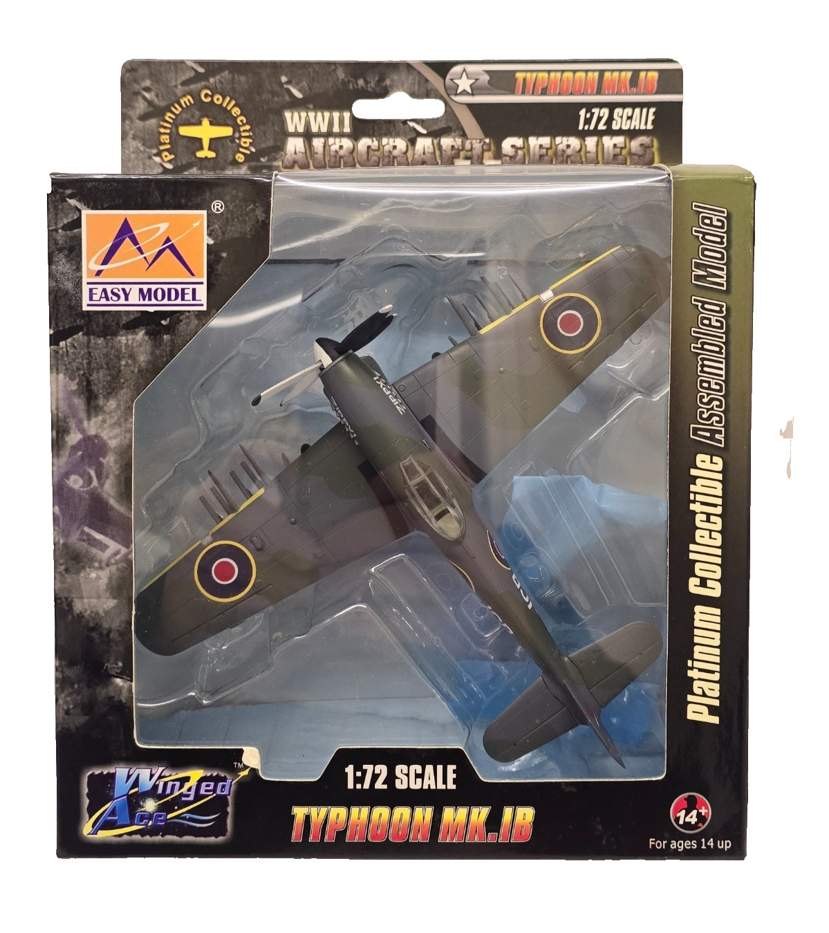 Easy Model Hawker Typhoon Mk.IB WWII Aircraft Series 1:72 – Platinum Collection