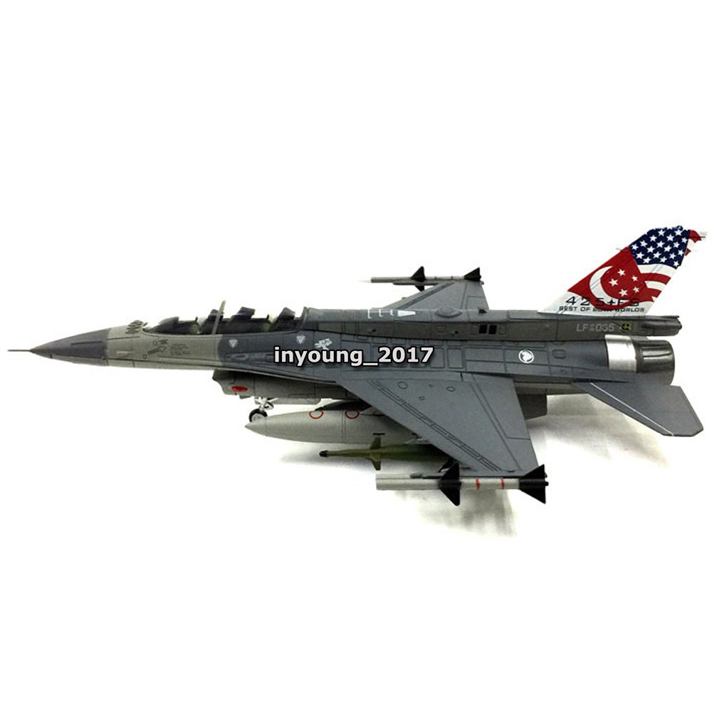 1/72 F-16D Block 50/52 Fighter Airplane Model Diecast Metal Military Plane Model