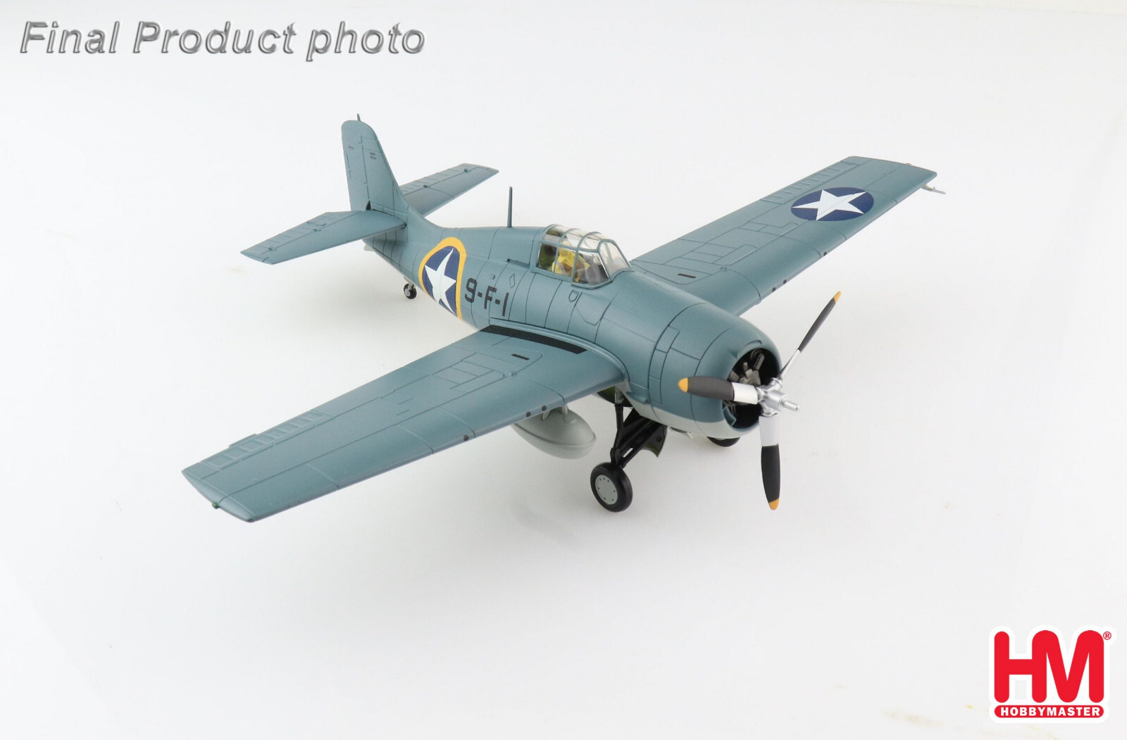 Hobby Master HA8907, Grumman F4F-4 Wildcat “Operation Torch” Lt. Cdr. John, 1:48