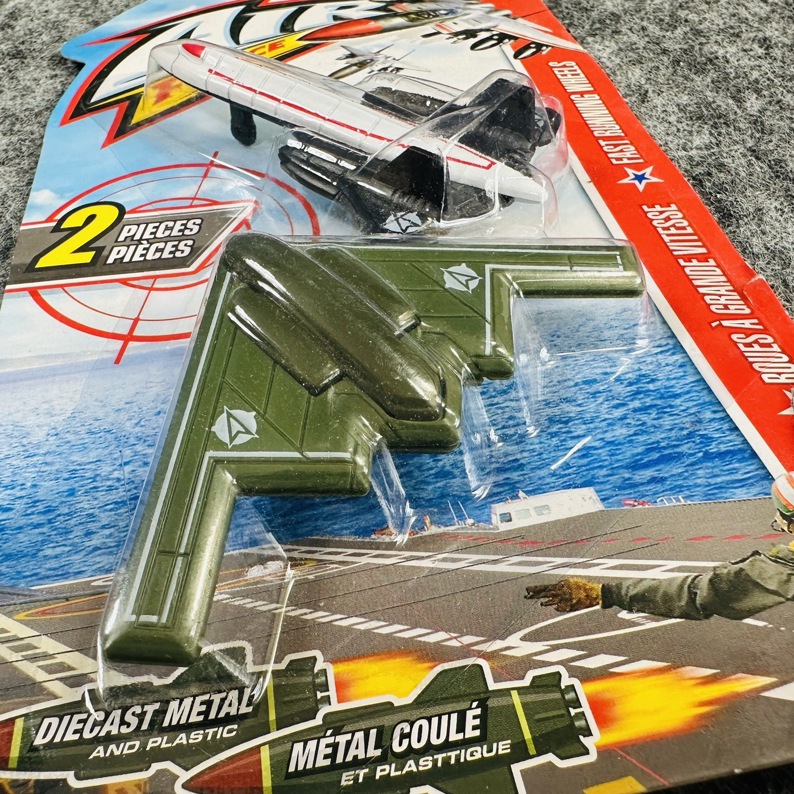 LOT of 3 Air Force Jets Diecast Metal & Plastic Airplanes New Total 6 Planes