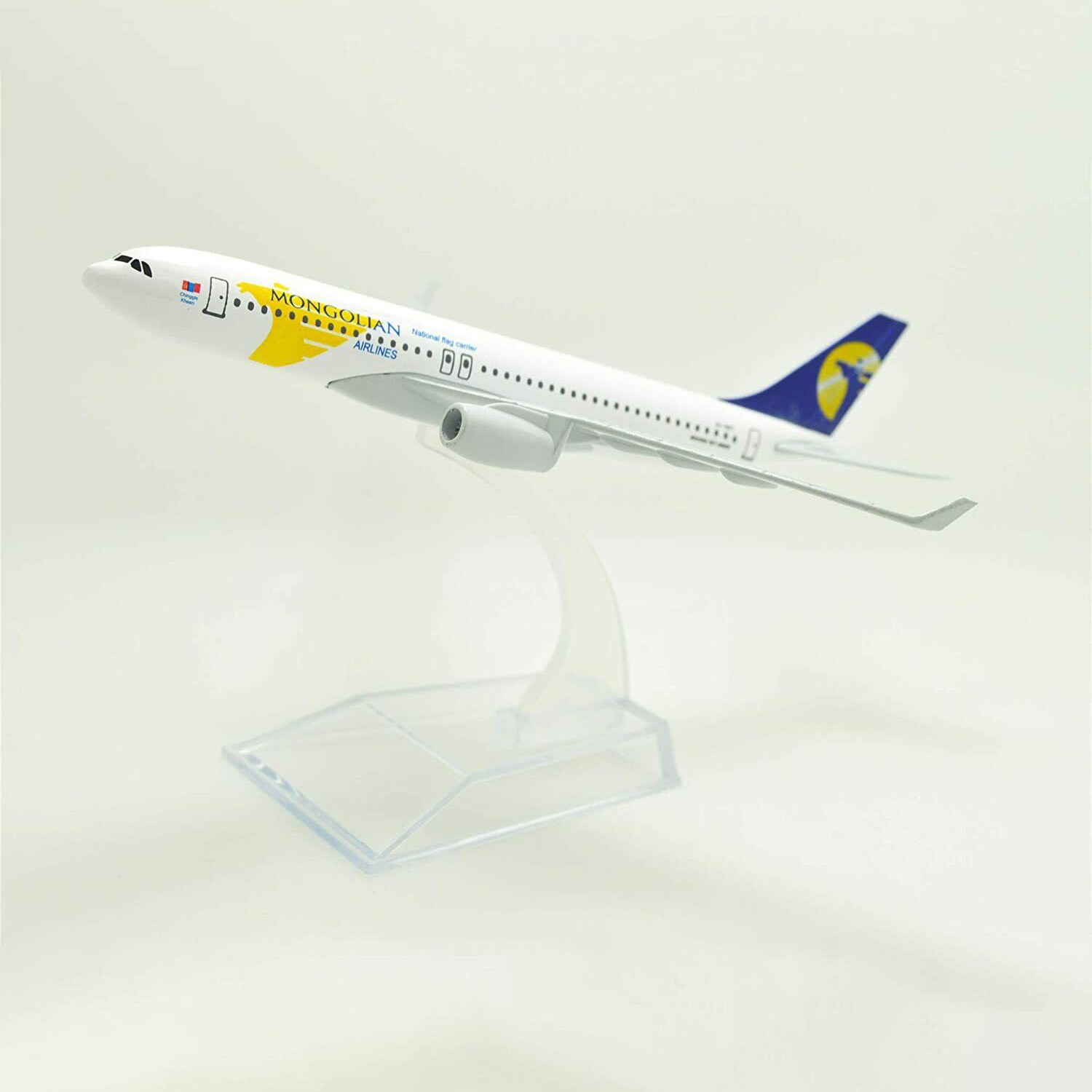 1/400 16cm B767 Mongolian Airlines Airplane Model Alloy Simulation Plane Display