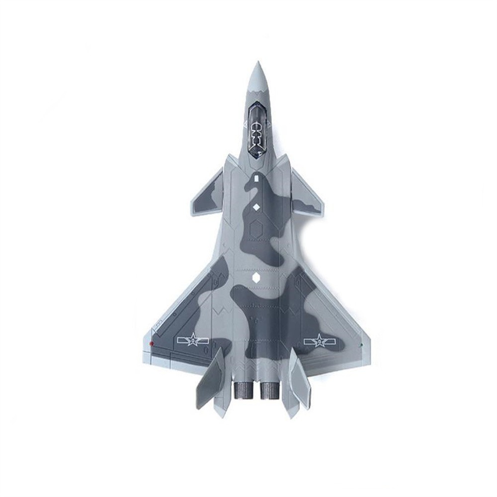 1:144 J-20 Aircraft Model Alloy Simulation Military Fighter Finished Ornaments H