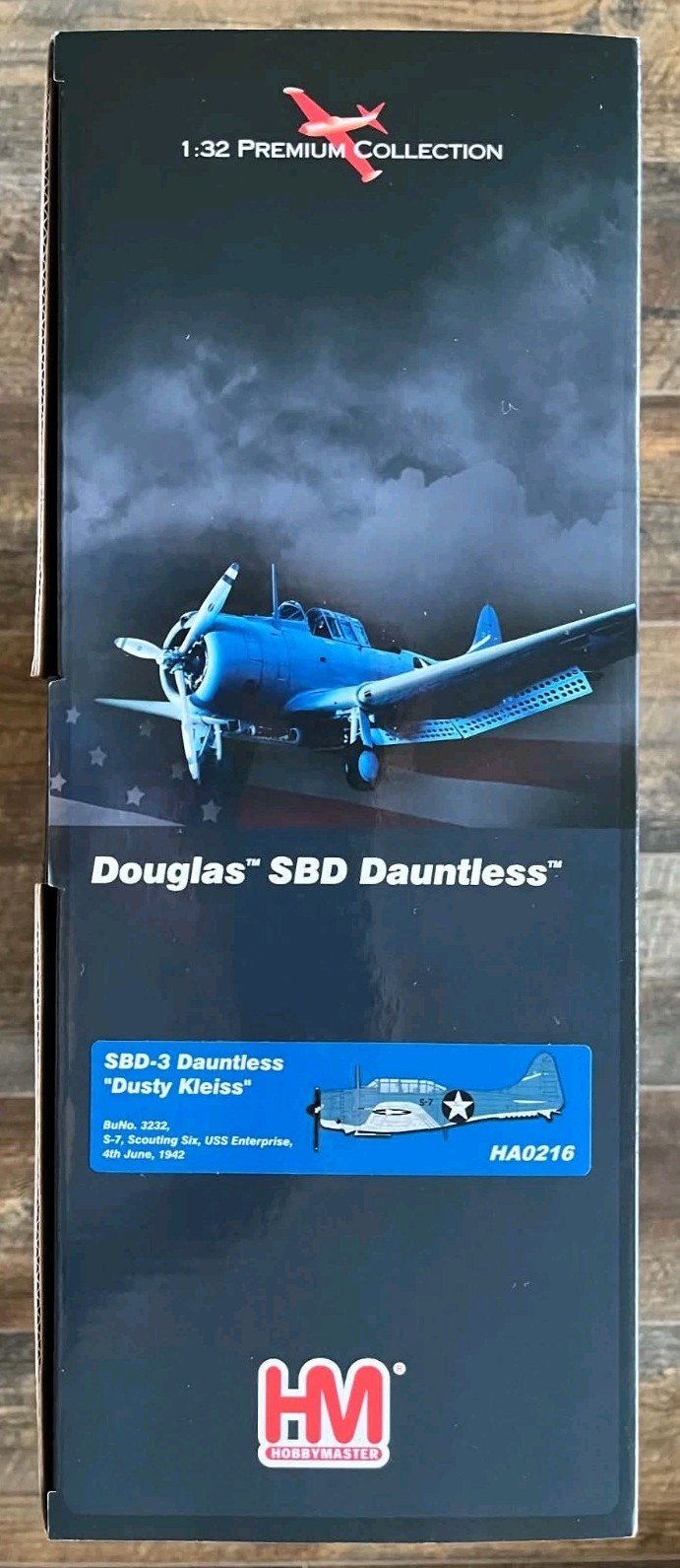 NEW and SEALED HOBBY MASTER 1:32 scale DOUGLAS SBD-3 DAUNTLESS DUSTY KLEISS 🛫✈️