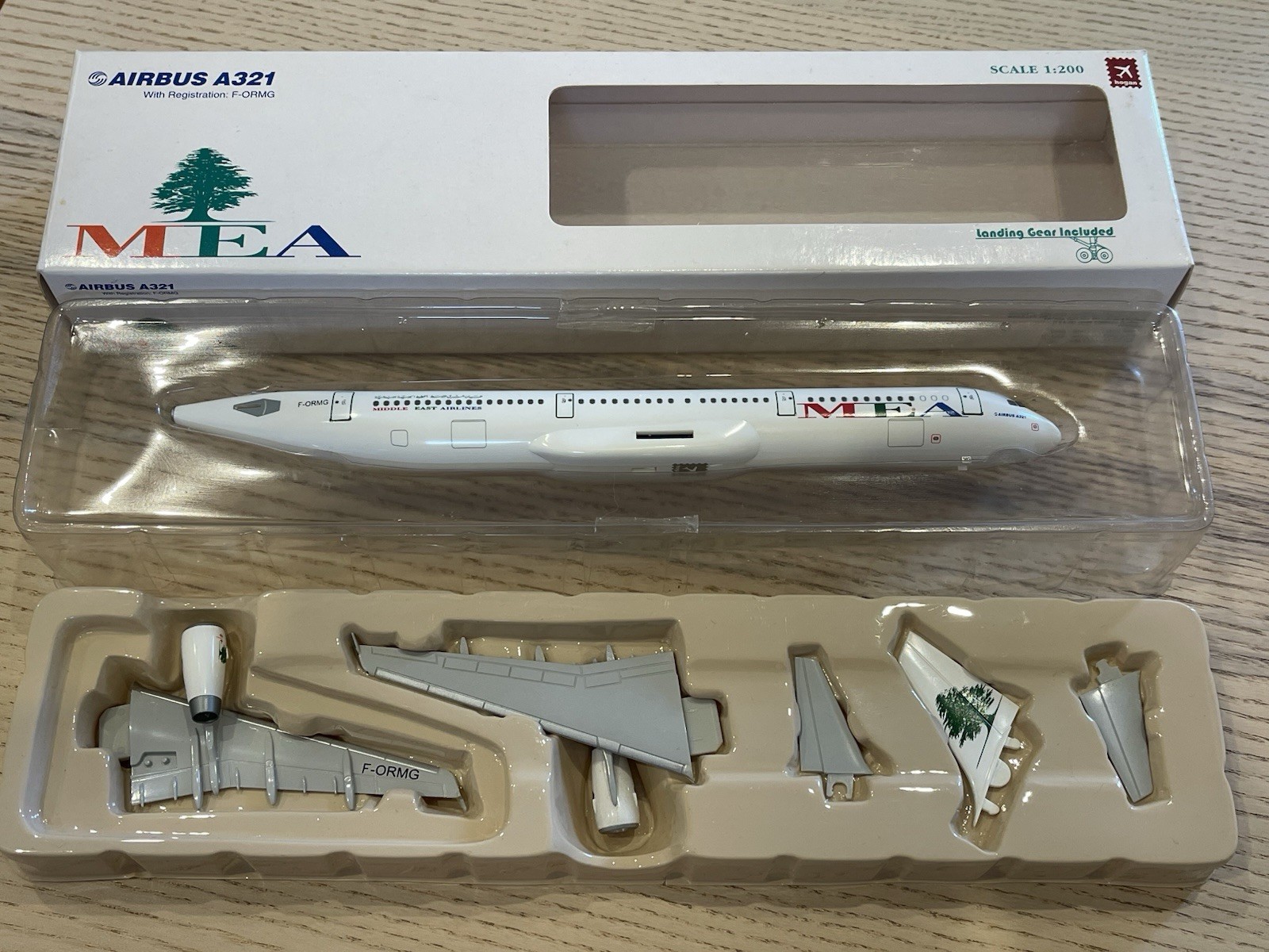 1:200 Hogan MEA Middle East Airlines A321 (F-ORMG | Discontinued and Rare)
