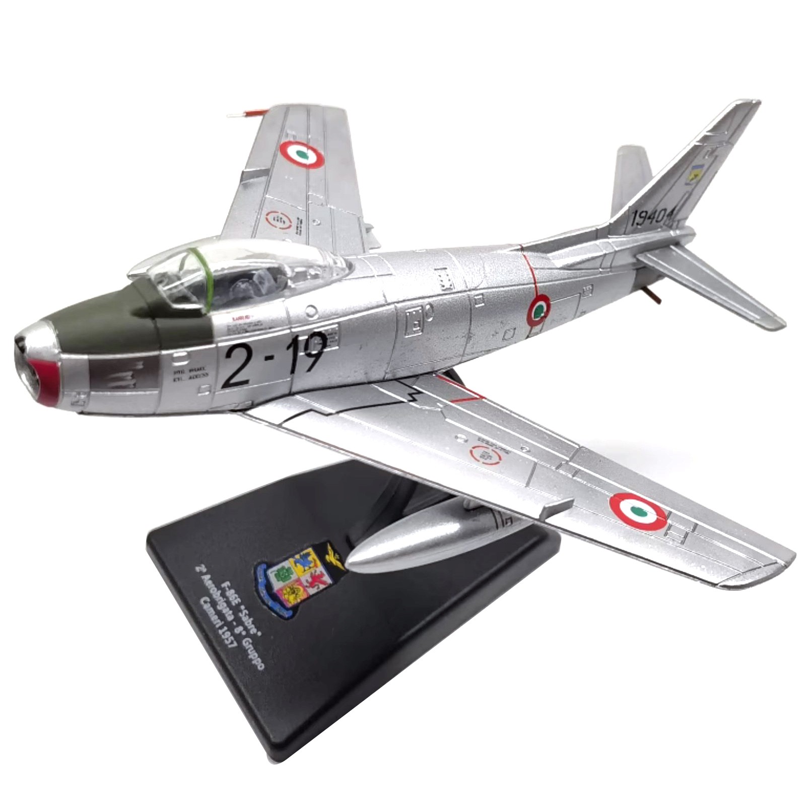 11.5cm 1:100 Italian F-86 Sabre Fighter Finished Model Gifts Choice For Birthday