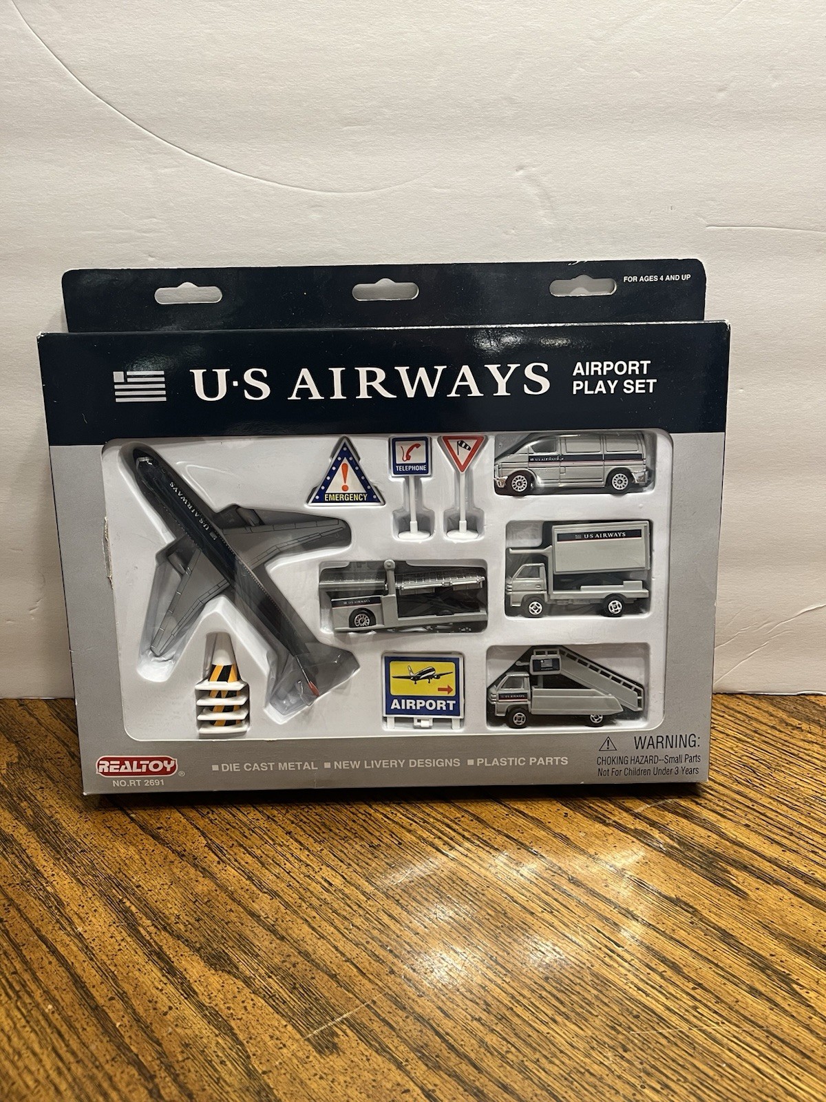 Rare Daron/Realtoy US Airways Retired Livery Airport Playset 757 Plane